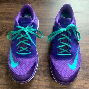 Purple & Teal Nike’s